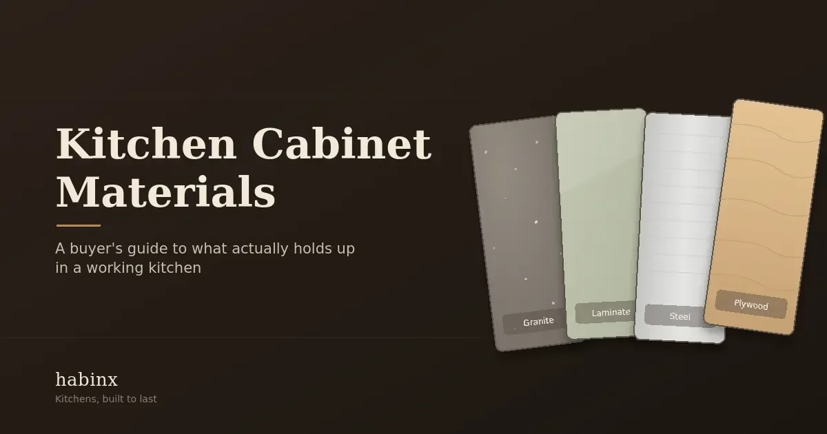 Kitchen Cabinet Materials: A Complete Guide to Choosing the Right One